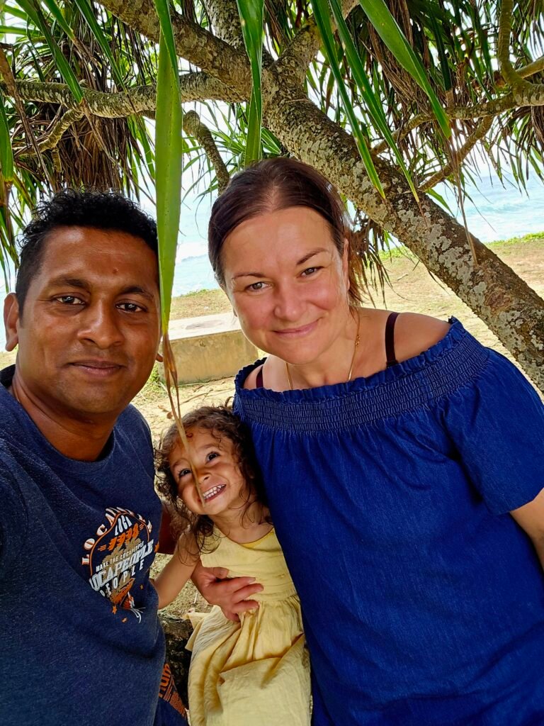 Polka na Sri lance - me and my family